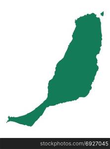 Map of Fuerteventura