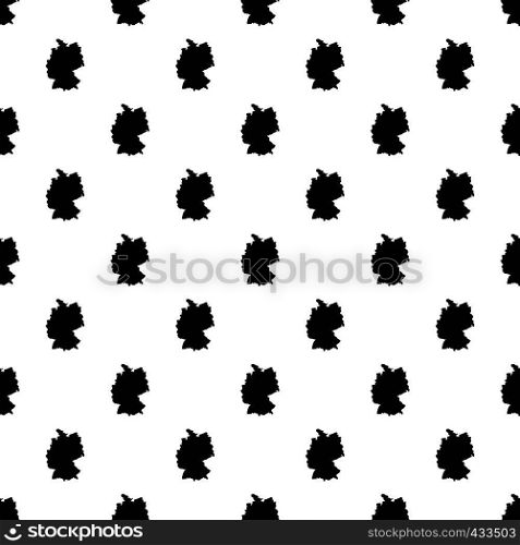 Map of Germany pattern seamless in simple style vector illustration. Map of Germany pattern vector