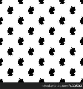 Map of Germany pattern seamless in simple style vector illustration. Map of Germany pattern vector