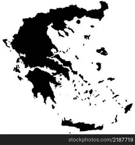 map of Greece on white background. Greece map sign. flat style. 