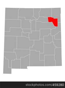 Map of Harding in New Mexico