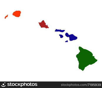 Map of Hawaii