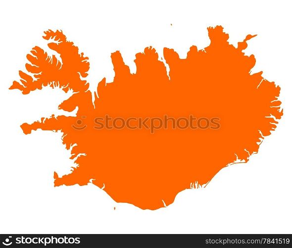 Map of Iceland