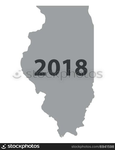 Map of Illinois 2018