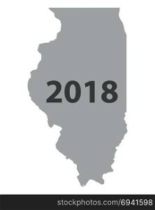 Map of Illinois 2018