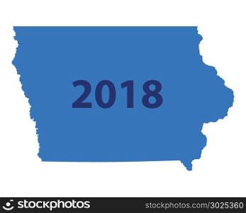 Map of Iowa 2018