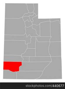 Map of Iron in Utah