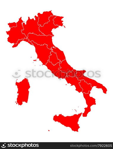 Map of Italy