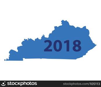 Map of Kentucky 2018