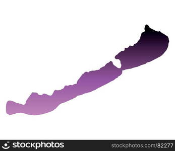 Map of Lake Balaton — Stockphotos.com