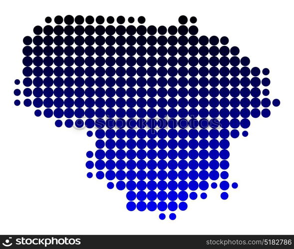 Map of Lithuania