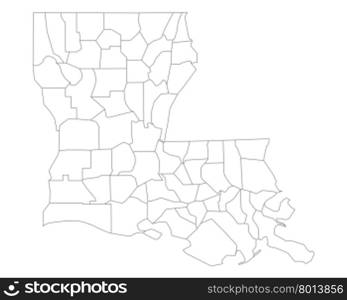 Map of Louisiana