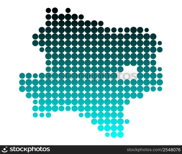 Map of Lower Austria