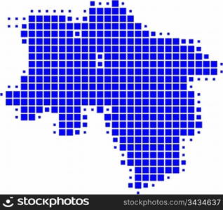 Map of Lower Saxony