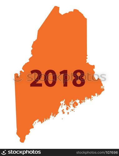 Map of Maine 2018