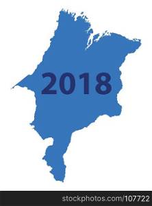 Map of Maranhao 2018