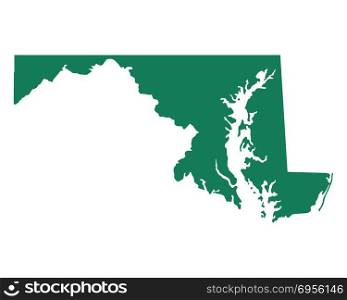 Map of Maryland