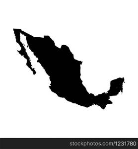 map of Mexico on a white background