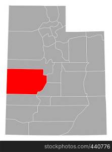 Map of Millard in Utah