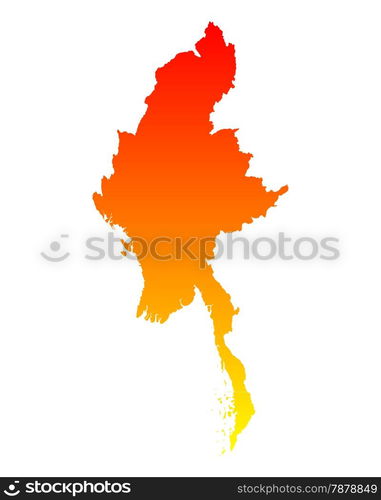 Map of Myanmar