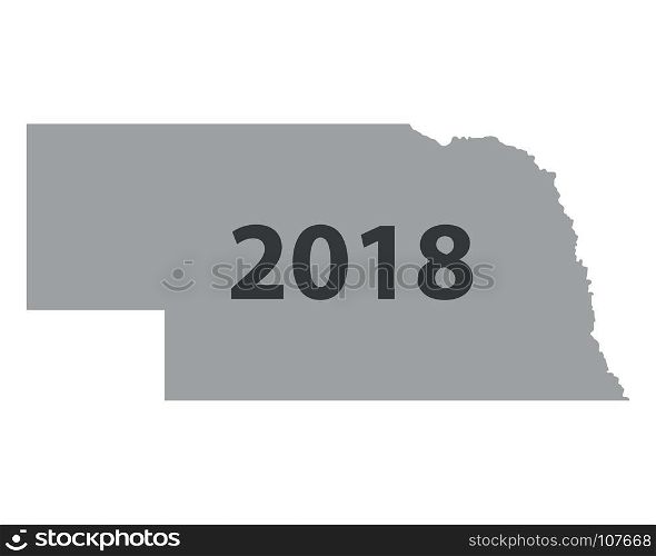 Map of Nebraska 2018