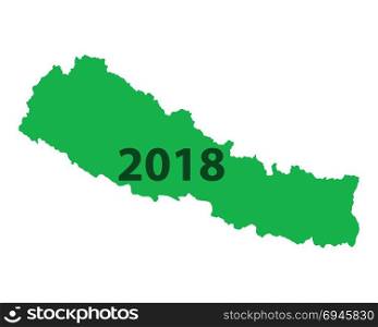 Map of Nepal 2018