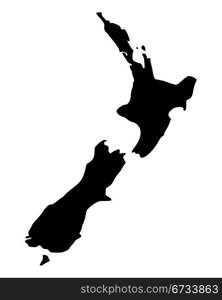 Map of New Zealand