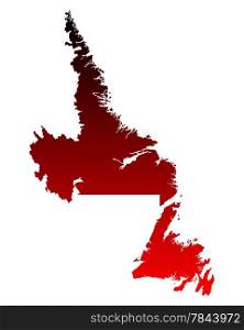 Map of Newfoundland and Labrador