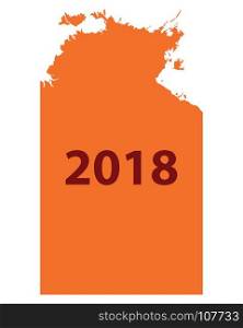 Map of Northern Territory 2018