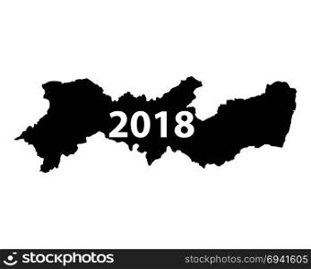 Map of Pernambuco 2018