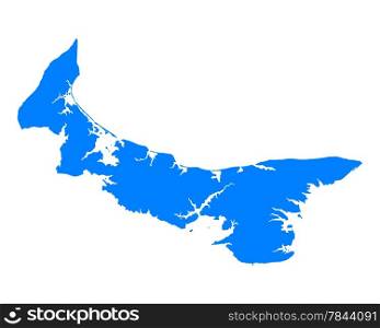 Map of Prince Edward Island