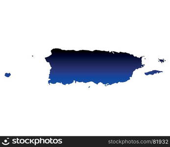 Map of Puerto Rico