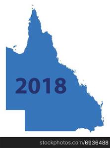 Map of Queensland 2018