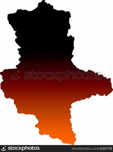 Map of Saxony-Anhalt