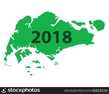 Map of Singapore 2018