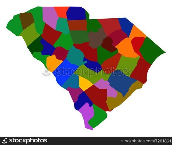 Map of South Carolina