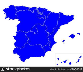 Map of Spain