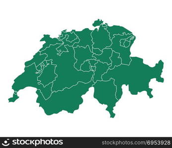 Map of Switzerland