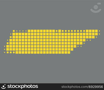 Map of Tennessee