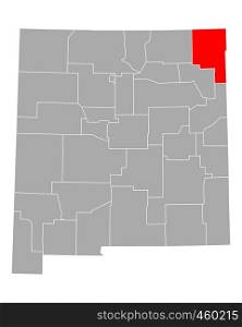 Map of Union in New Mexico