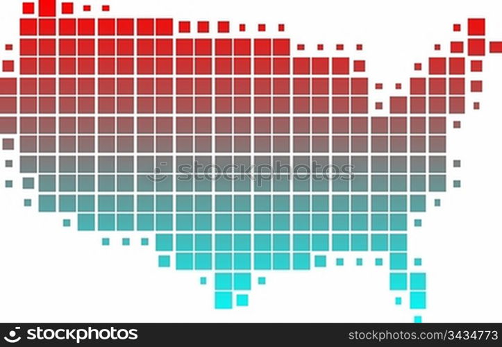 Map of United States of America