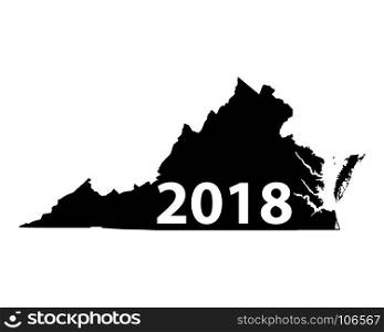 Map of Virginia 2018