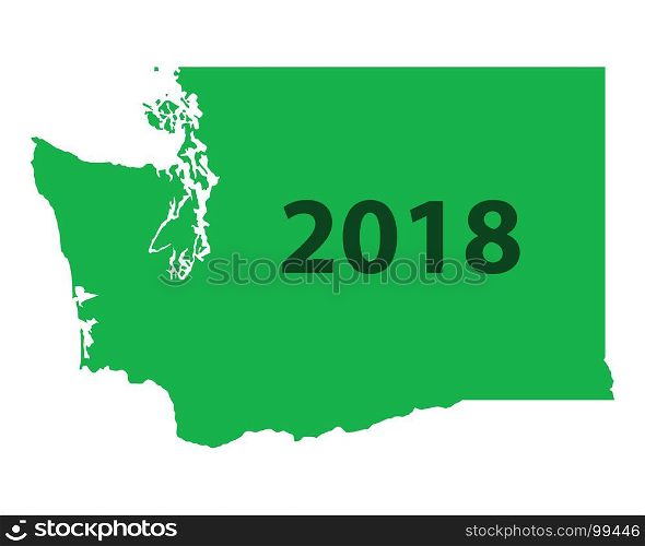 Map of Washington 2018