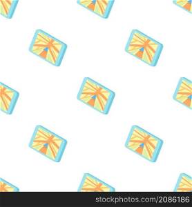 Map on tablet pattern seamless background texture repeat wallpaper geometric vector. Map on tablet pattern seamless vector