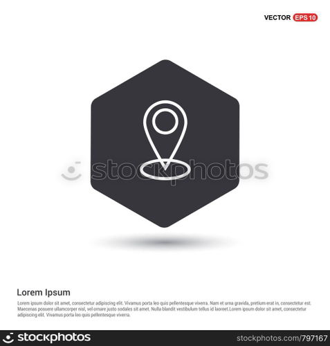 Map pin icon
