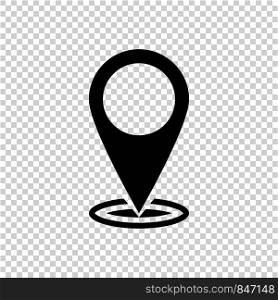 map pin icon. map pointer. location icon in flat design. Eps10. map pin icon. map pointer. location icon in flat design