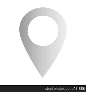 map point icon on white background. flat style. pointer sign. mark for your web site design, logo, app, UI. pin point sign.