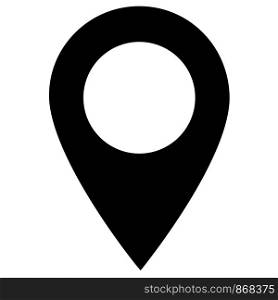 map point icon on white background. pin sign for your web site design, logo, app, UI. flat style. Destination symbol. location black icon.