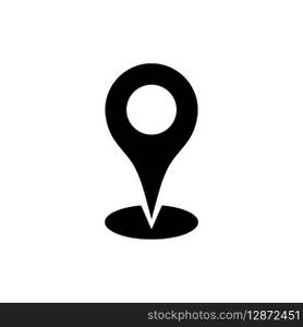 Map Point Location Icon Vector Template