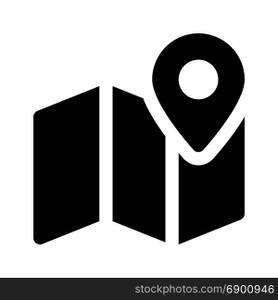 map pointer, icon on isolated background